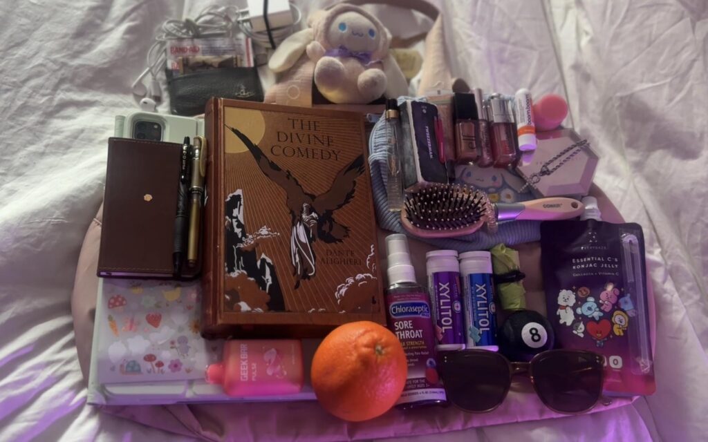 Everything in my everyday bag…Psychoanalyze me?