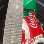 What's a knife that would make short work for a V belt like this?