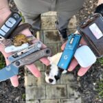 One eyed dog was curious what I was doing