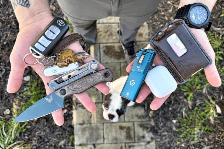 One eyed dog was curious what I was doing