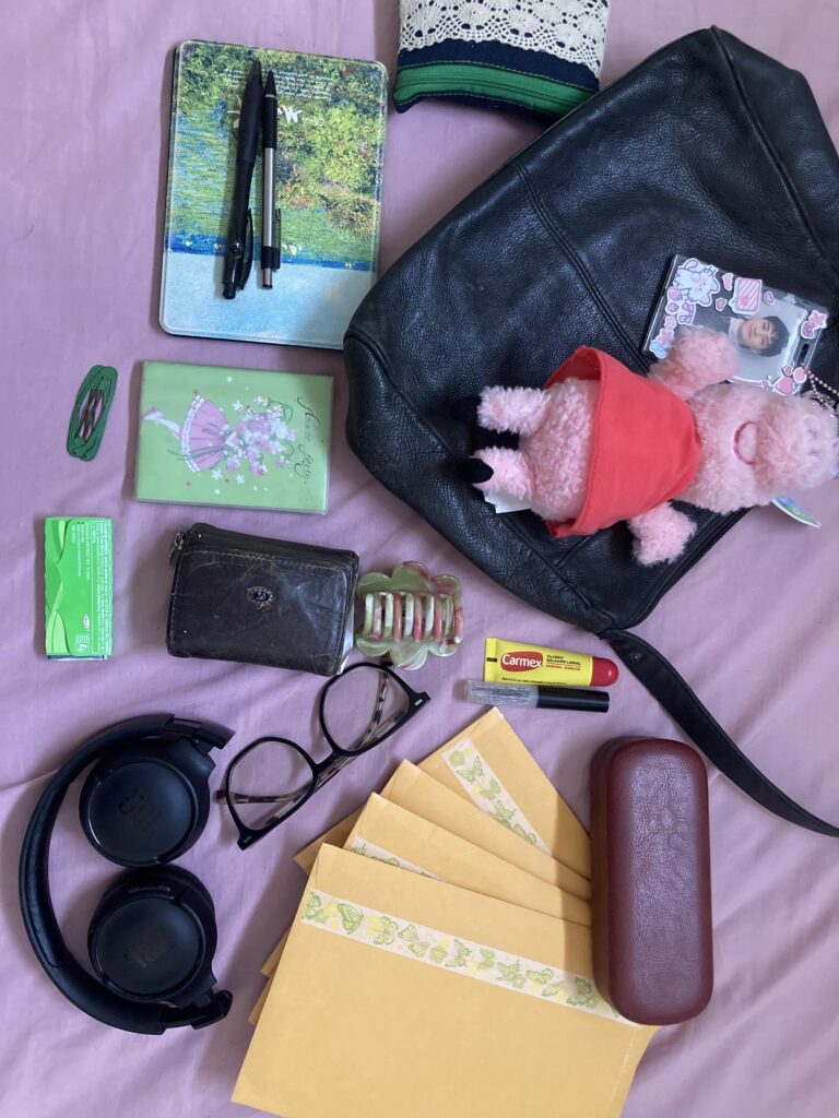 My bag today, going to the post office