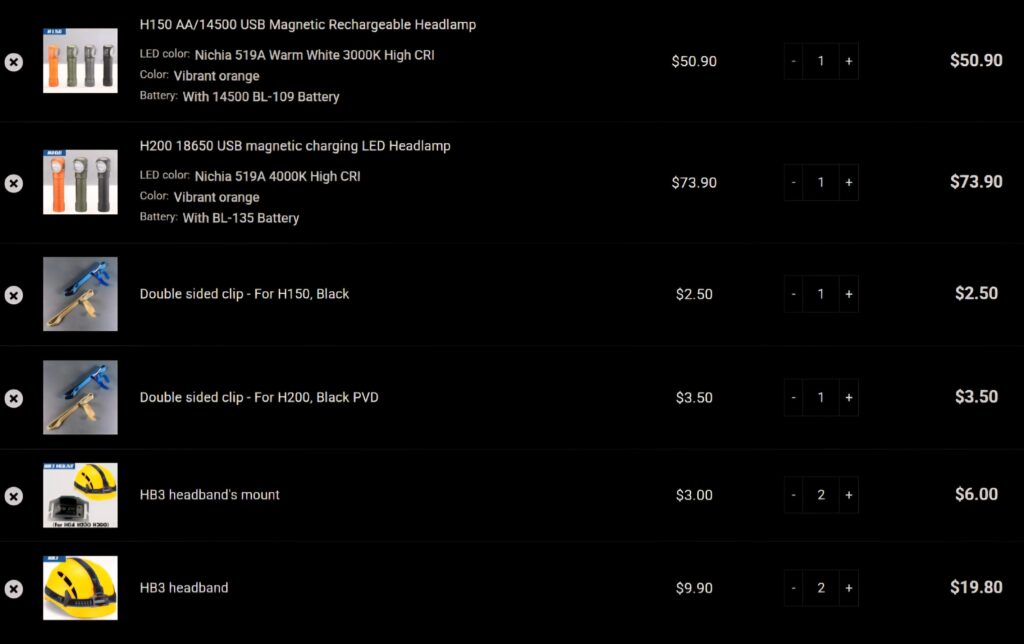 Skilhunt cart - hit checkout now?