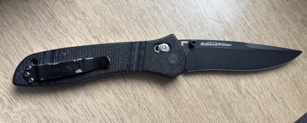 My one and only Benchmade. 21 years old next month.