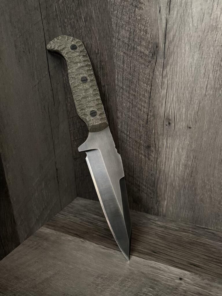 My friend is making his own knives and I want to show off