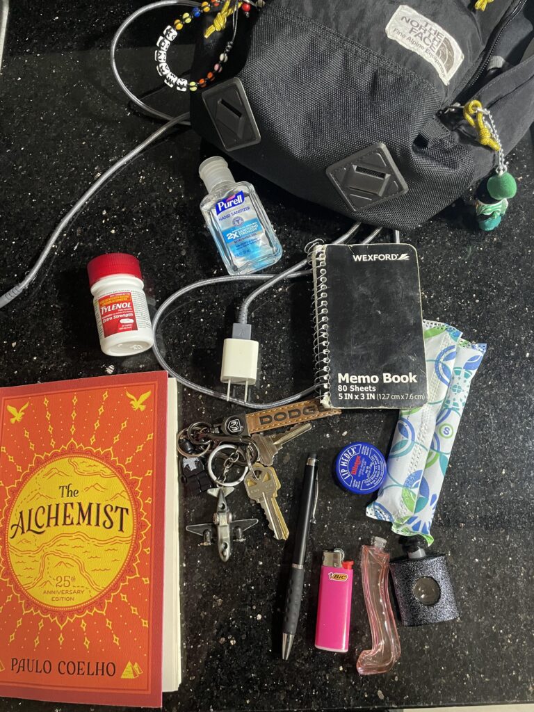 This is what I’m taking in my bag for the day