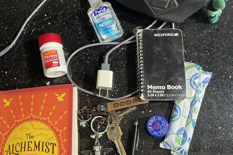 This is what I’m taking in my bag for the day