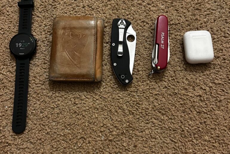 EDC of a student athlete.