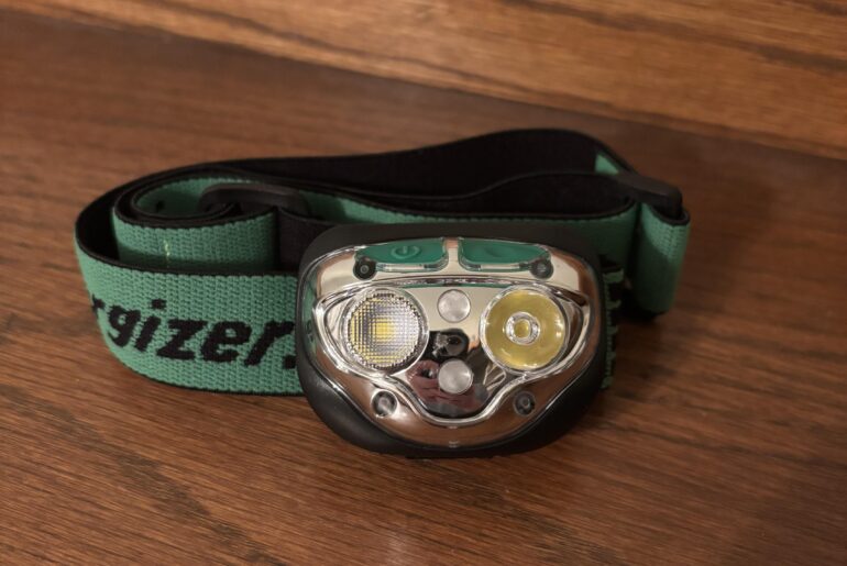 Energizer headlamp is not bad!