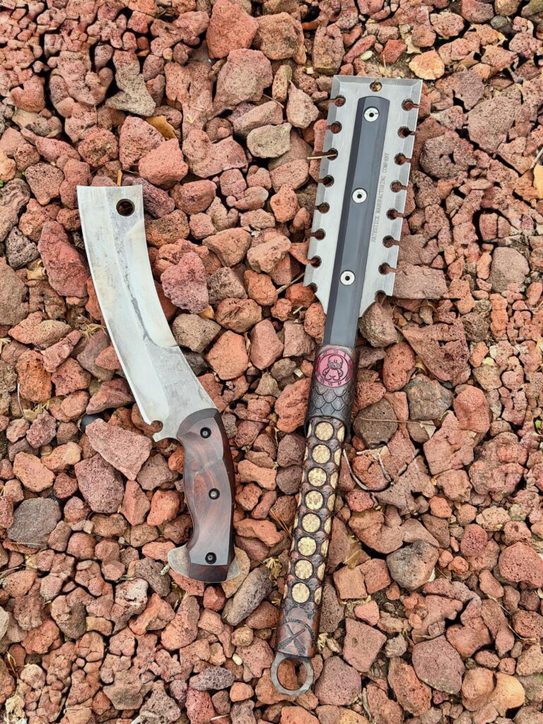 @hatestick_manufacturing_co Hoss Chopper & Battle Paddle w Diamondback Rattle Snake Underlay #hatestickmanufacturing #hatestickmanufacturinghosschopper #hatestickmanufacturingbattlepaddle #ftw #hatestickmanufacturingftw
