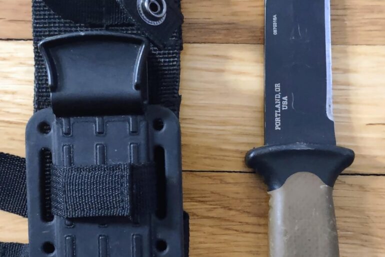 Gerber Prodigy has been a great fixed blade since I got it in 2016, Still a powerful workhorse with a great sheath.