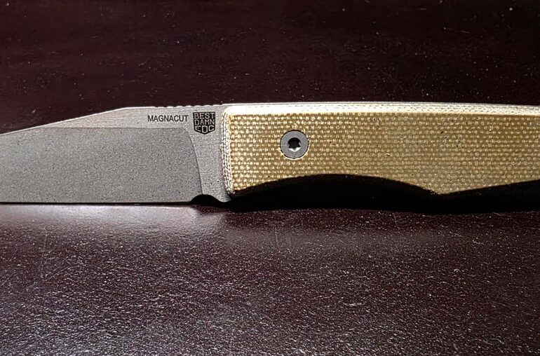 Pocket fixed blade. Big Idea x Best Damn Edc reverse tanto US Lookout!