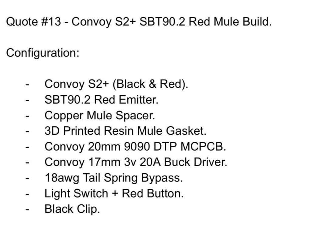How About an S2+ with a Red SBT90.2 as a Mule?