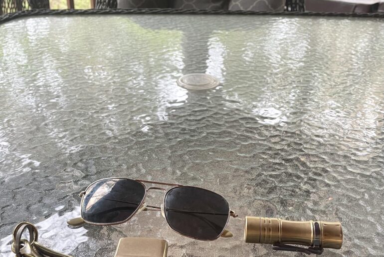 Got the ol’ trusty brass carry for a weekend out at the cabin.