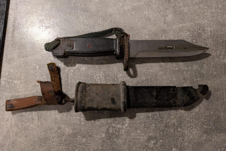 Need a little help identifying this knife. Bought it years ago from a collector and it's just sat in storage since.