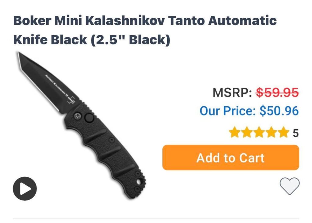 Best budget edc AUTO knife for boxes, rope, zip ties, etc. Maintenance stuff. Boker Kalishnikov?