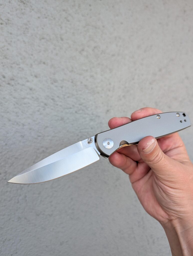 NKD: Monterey Bay Knives Mini Rosalinda in S90V. The action and build quality are excellent!
