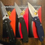 New Spydercos and a Stoner CNC fixed blade
