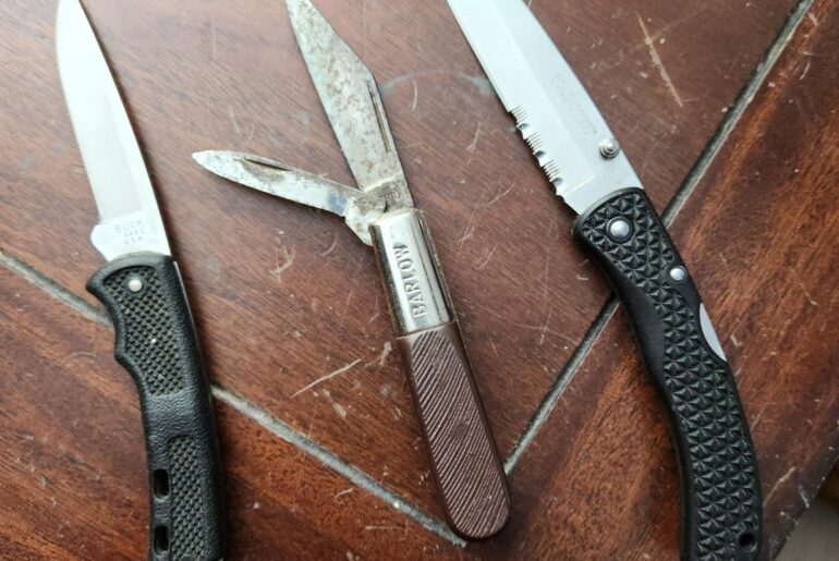 Knives from late dad