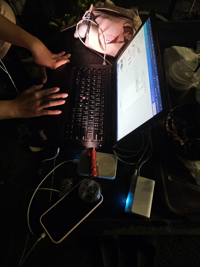 Crappy beam shot D3aa at cafe.