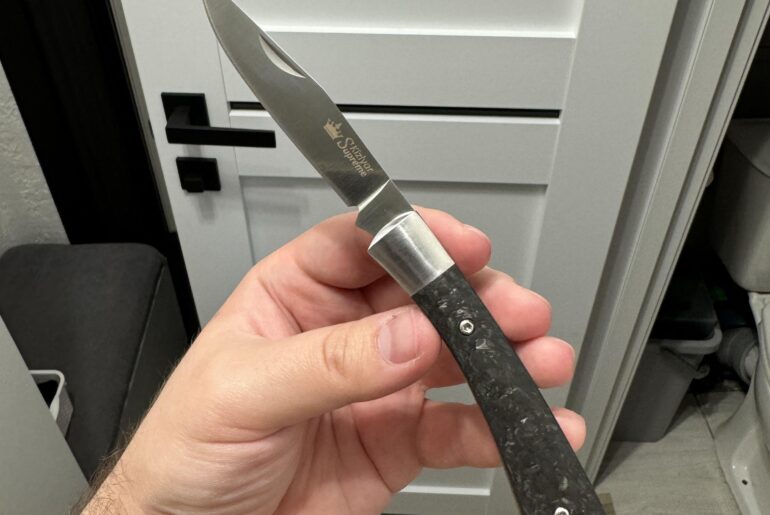 Kizlyar Supreme Gent CPM S35VN Carbon StoneWash