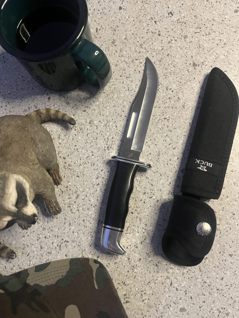 Impulse bought a Buck 119 on a drug binge. Shortly after I went to rehab, was hell. Am now two months sober for the first time since I was 14. No regrets.