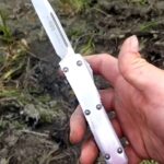 When I was new to knife collecting, I took a perfectly good, beautiful blue ultra tech and sanded every bit of paint off of it and thought it looked good.