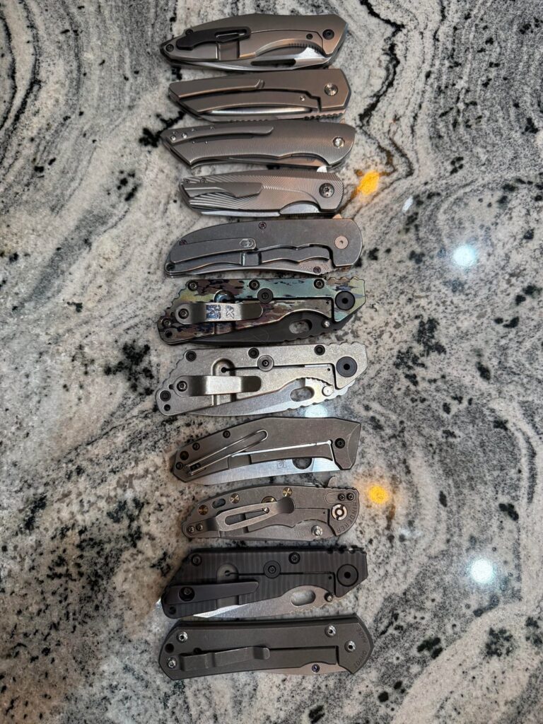 The Nice Knives of My Collection, in Order from Favorite to Least Favorite