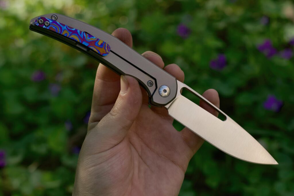 Timascus pocket clip I made