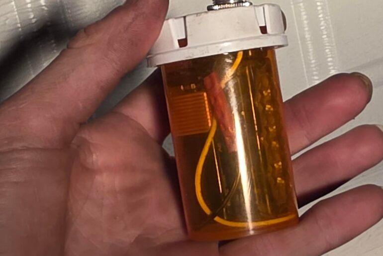 Introducing the trashlight, a flashlight made entirely of garbage