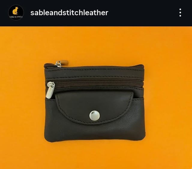 I made these wallets