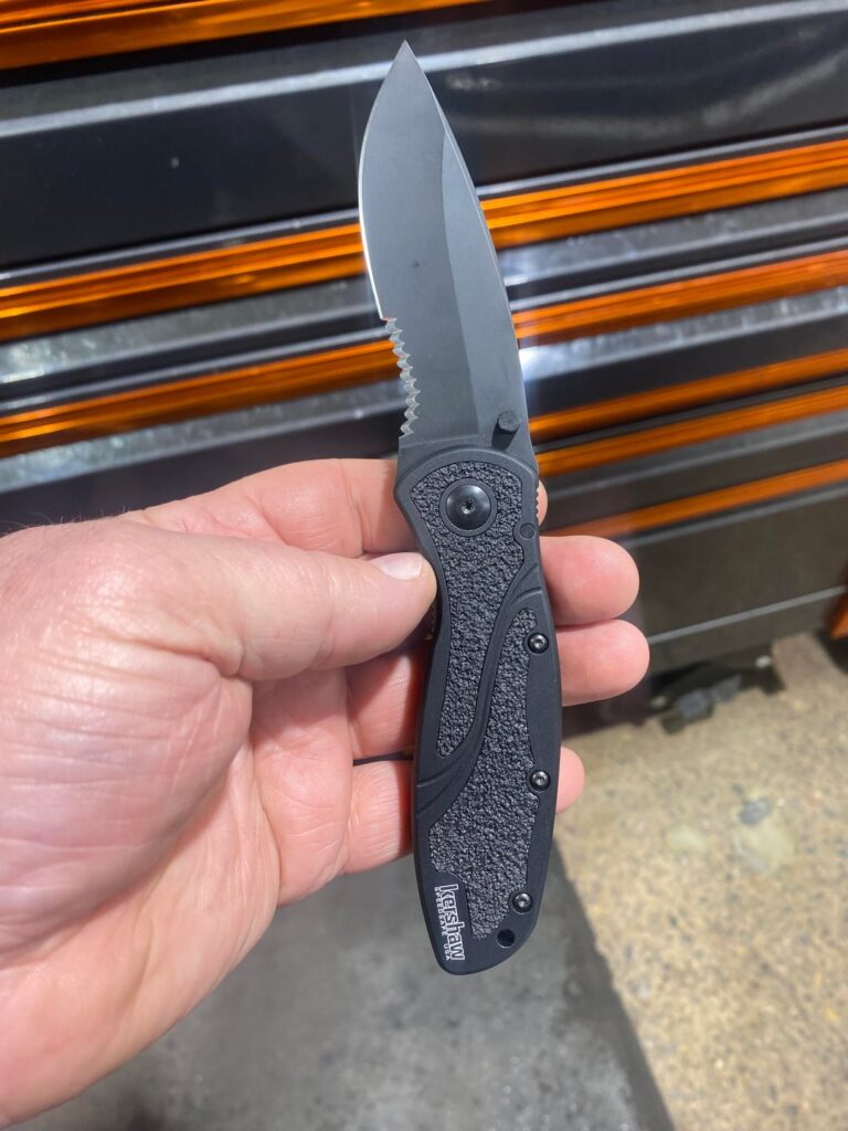 Coworker found 3 knives in a used trade-in. He gave me two since I’m a knife guy.