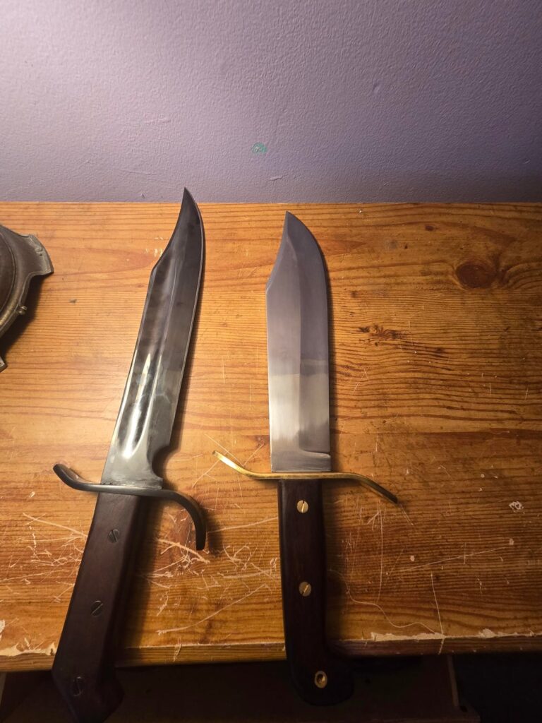 Bit of an older debate but what do you guy's like better, the Cold Steel 1917 Frontier or Wild West Bowie?