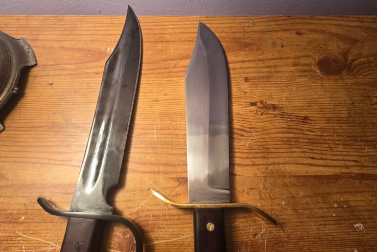 Bit of an older debate but what do you guy's like better, the Cold Steel 1917 Frontier or Wild West Bowie?
