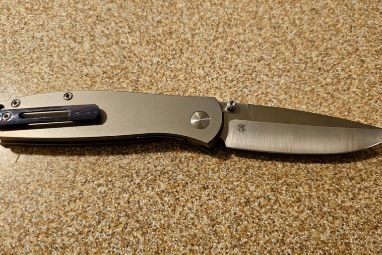 NKD - Monterrey Bay Knives Rosalinda FS with timascus clip