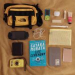 daily bag with stuff to help me use my phone less