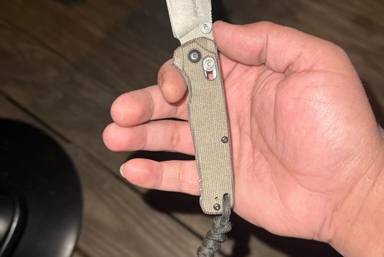 First time ever tying a lanyard