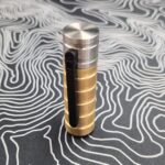 My most ridiculous EDC item: A brass & titanium lip balm sleeve.
