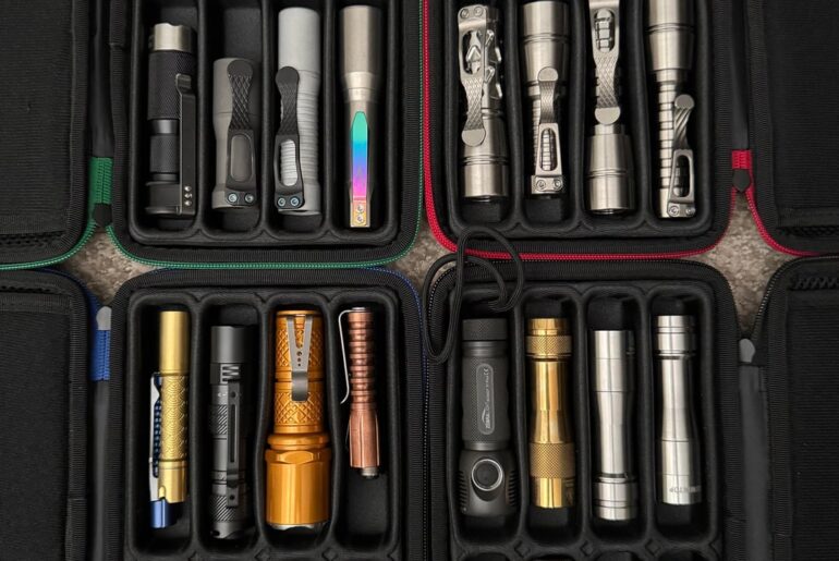 The “SIQUK Dice Case” from Amazon is a Great Flashlight Case