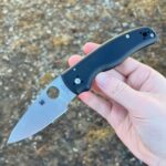 Spyderco Shaman mod- big choil, straight spine, reverse tanto tip