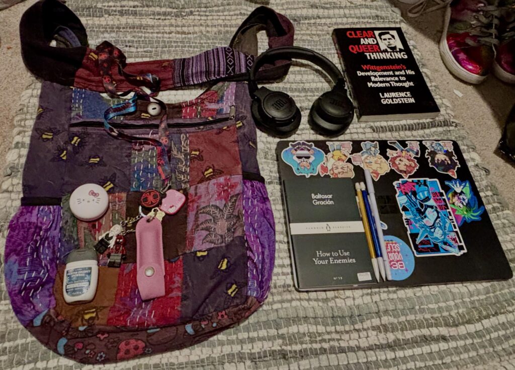 every day, what’s in my bag. what does it say about me?