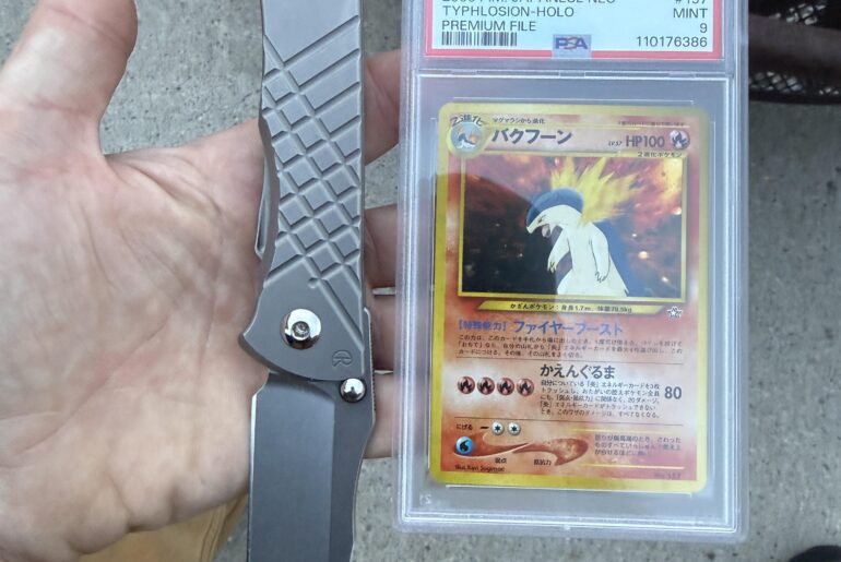 I can’t afford another hobby like this, but I though typhlosion would look good next to the sharp objects