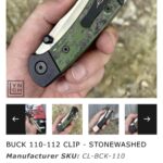 Buck 112 handle inlay