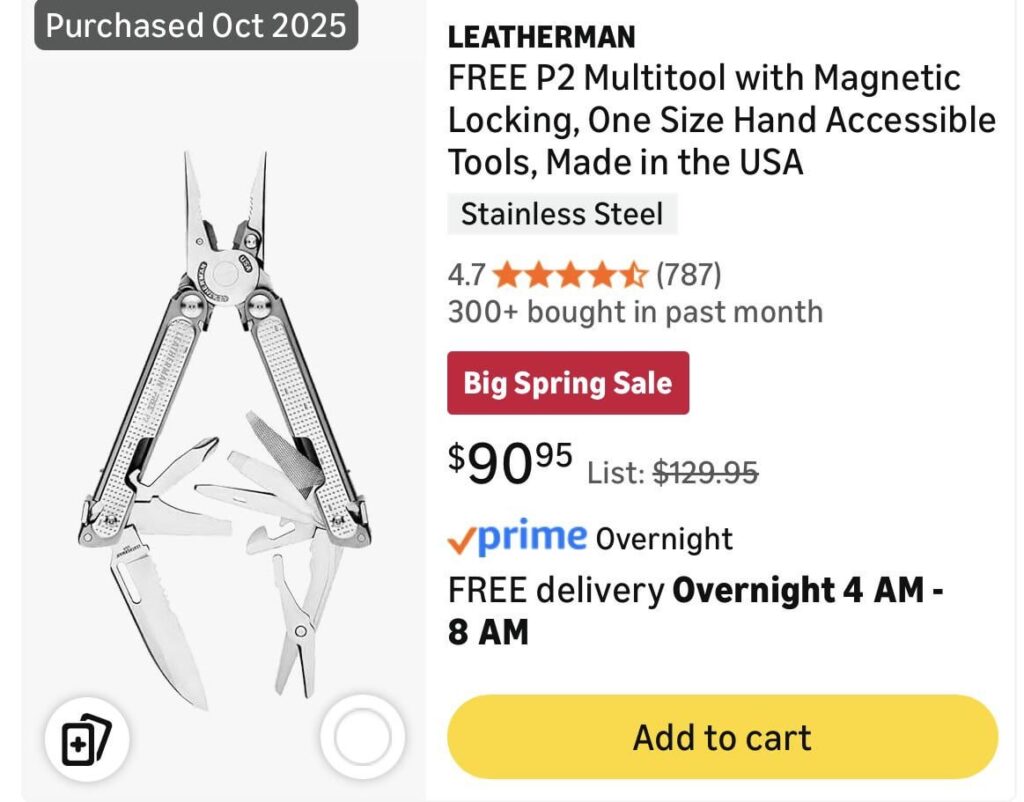 Leatherman Sale on Amazon