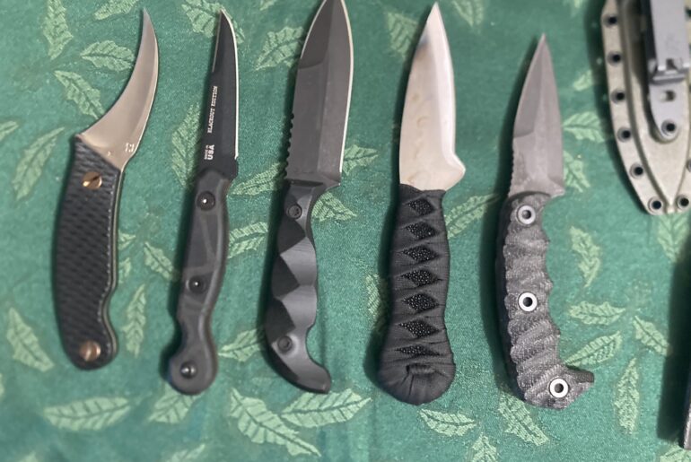 Some fixed blades