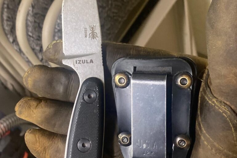 I’ve been seeing too many factory shiny blades on here, here’s my EDC for one year