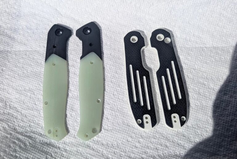 Dyed some knife scales