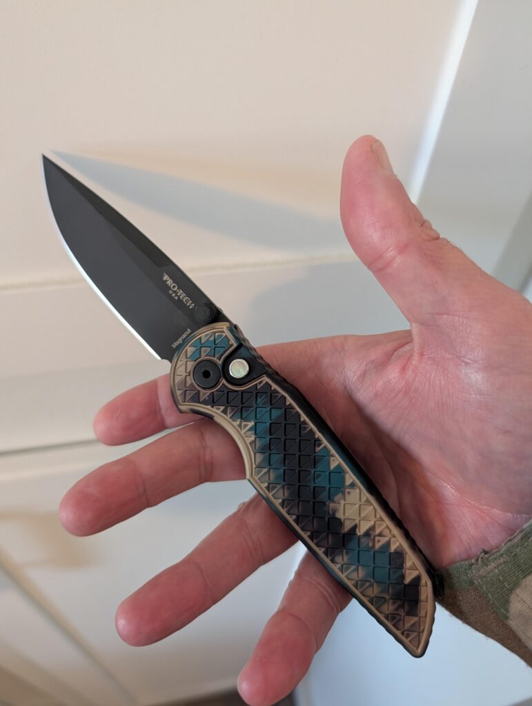 Carrying the Pro-Tech TR3 Integrity! Love this thing!