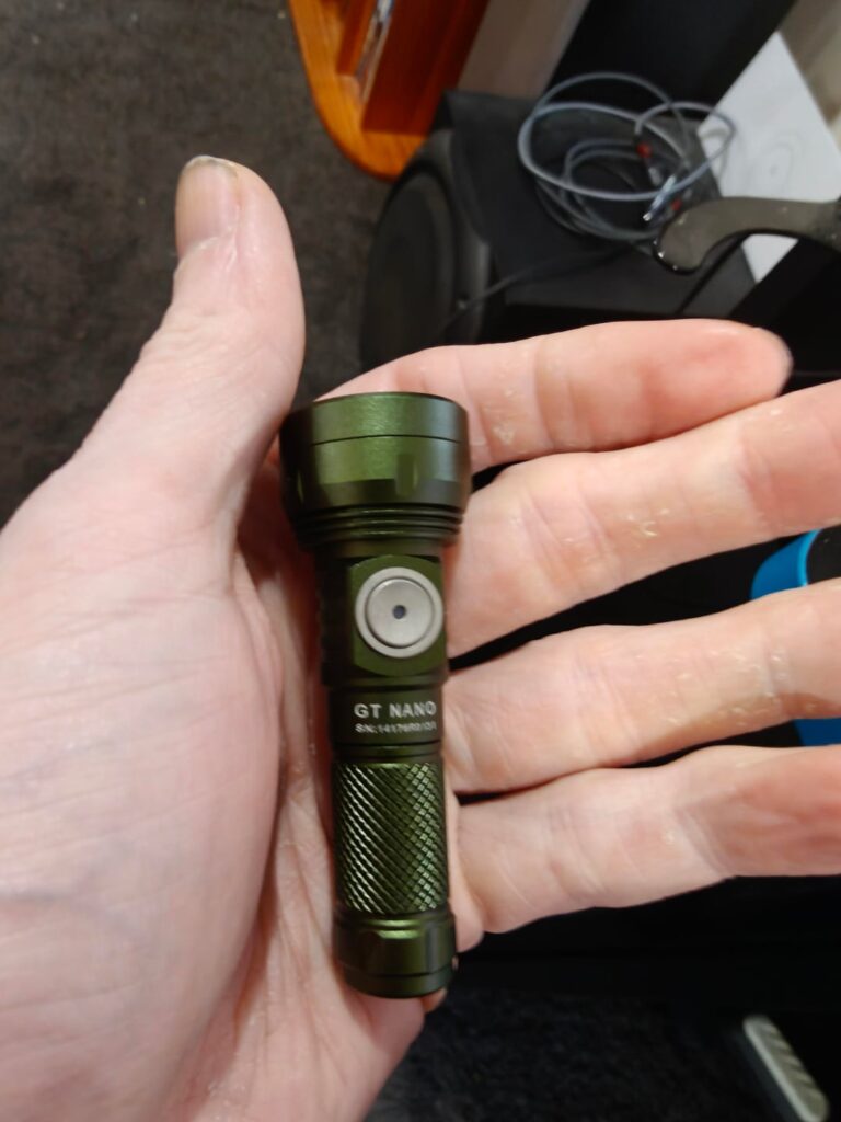 The Lumintop GT Nano V3 is a cute little thrower. + Beamshot
