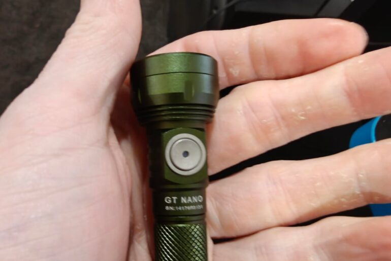 The Lumintop GT Nano V3 is a cute little thrower. + Beamshot