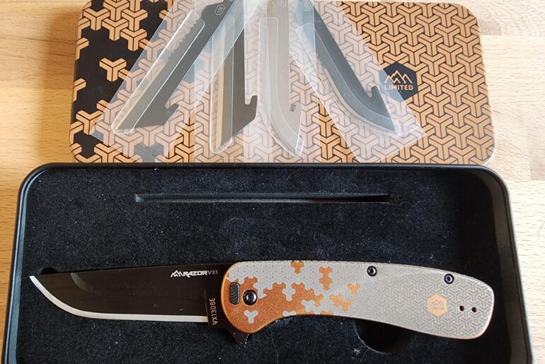 Cool blade-exchange assisted flipper my son got me for Christmas is pretty handy